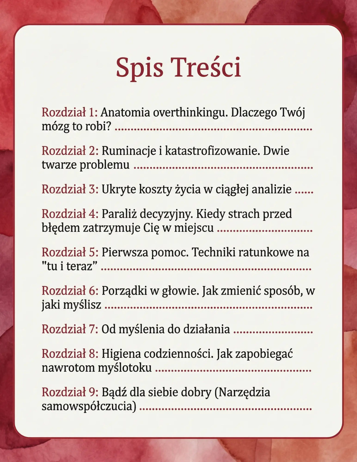 Pakiet 5 Bestsellerów 3+2 GRATIS! : "Spokojne ciało", "Spokojne Hormony", "Ciężar własnych myśli" oraz "Powrót do Równowagi"